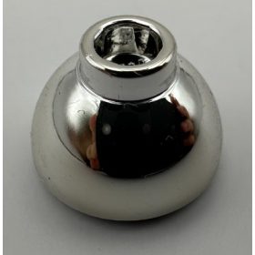   20952, 37840 | Chrome Silver Brick, Round 1 1/2 x 1 1/2 x 2/3 Dome Top | Custom Chromed by Bubul
