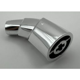   2142 | Chrome Silver Dragon Tail / Horn Section Stepped | Custom chromed by Bubul