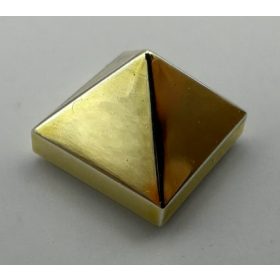   22388 Chrome Gold Slope 45 1 x 1 x 2/3 Quadruple Convex Custom chromed by Bubul