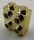22885 | Chrome Gold Brick, Modified 1 x 2 x 1 2/3 with Studs on 1 Side | Custom Chromed by BUBUL