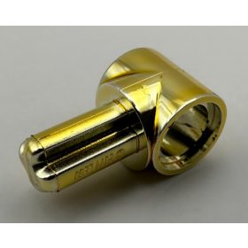  22961 | Chrome Gold Technic, Axle and Pin Connector Hub with 1 Axle | Custom Chromed by BUBUL