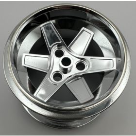   22969 Chrome Silver Wheel 62mm D. x 46mm Technic Racing Large Custom chromed by Bubul