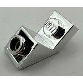   2310 | Chrome Silver Slope, Inverted 45 2 x 1 with 2/3 Cutout | Custom Chromed by BUBUL