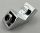 2310 | Chrome Silver Slope, Inverted 45 2 x 1 with 2/3 Cutout | Custom Chromed by BUBUL
