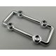 23444 | Chrome Silver Bar 1 x 6 x 3 with 4 Studs | Custom Chromed By BUBUL