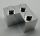 2357 | Chrome Silver Brick 2 x 2 Corner | Custom Chromed by Bubul