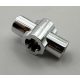 24122 | Technic, Axle Connector Hub with 2 Bar Holders Perpendicular | Custom Chromed by Bubul