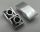 24201_Chrome Silver Slope, Curved 2 x 1 Inverted  Custom Chromed by BUBUL