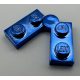 2429, 73983 | Chrome BLUE Hinge Plate 1 x 4 Swivel Top / Base Complete Assembly | Custom Chromed by BUBUL