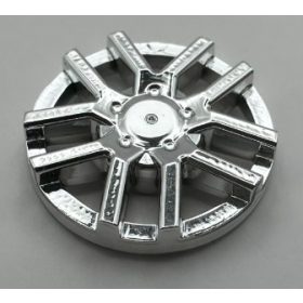   24308 Chrome Silver Wheel Cover 10 Spoke (Spokes in Pairs) - for Wheel 18976 24308a Custom Chromed by BUBUL