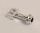 2433 | Chrome Silver Hinge Bar with 3 Fingers and End Stud (Control Lever) | Custom Chromed by Bubul
