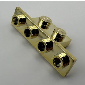   2436, 10201, 28802 | Chrome Gold Bracket 1 x 2 - 1 x 4 | Custom Chromed by Bubul