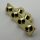 2436, 10201, 28802 | Chrome Gold Bracket 1 x 2 - 1 x 4 | Custom Chromed by Bubul