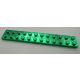 2445 | Chrome Green Plate 2 x 12 | Custom Chromed by Bubul