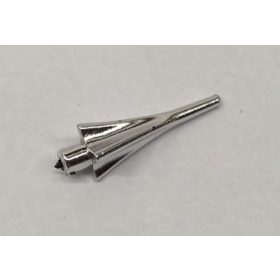   24482 Chrome Silver Spear Tip with Fins  Custom Chromed by BUBUL
