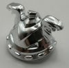 24484 Chrome SilverMinifigure, Headgear Helmet Ninjago with Cheek Protection and  Snake Heads  Custom Chromed by BUBUL
