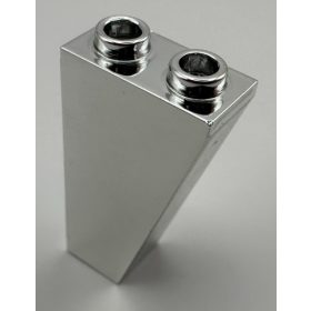   2449 Chrome Silver Slope, Inverted 75 2 x 1 x 3 Custom Chromed by BUBUL