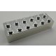 2456, 44237 | Chrome Silver Brick 2 x 6 | Custom Chromed by BUBUL