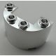 24593, 35402 | Chrome Silver Cylinder Half 2 x 4 x 2 with 1 x 2 Cutout | Custom Chromed by BUBUL