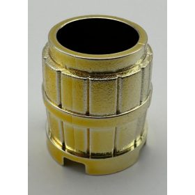   2489, 26170 | Chrome GOLD Container, Barrel 2 x 2 x 2 | Custom Chromed by BUBUL