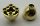 24947 | Chrome Gold Brick, Round 2 x 2 Dome Bottom with Studs | Custom Cromed by BUBUL