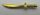 25111 Chrome Gold Weapon Sword, Saber/Dao Curved Blade and Hilt with Bar End Custom Chromed by BUBUL