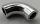 25214 | Chrome Silver Brick, Round 1 x 1 d. 90 Degree Elbow - No Stud - Type 2 - Axle Hole Similar: 71076 | Custom Chromed by Bubul