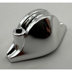   2528 Chrome Silver Minifig Minifigure Headgear Hat, Pirate Bicorne   Custom Chromed by Bubul