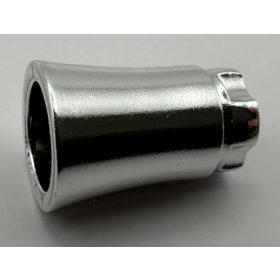   2536 Chrome Silver Plant, Tree Palm Trunk - Short Connector, Axle Hole with 2 Inside Prongs Part:2536d Custom Chromed by Bubul