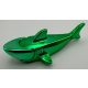 2547 | Green Shark with Pointed Nose and Debossed Eyes or 14518  20512 | Custom Chromed by Bubul