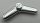 25892 Chrome Silver Minifigure, Utensil Boomerang Custom chromed by BUBUL