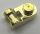 26047 Chrome Gold Plate, Modified 1 x 1 Rounded with Handle   Custom Chromed by BUBUL