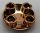 2654, 54196 | Chrome Copper Plate, Round 2 x 2 with Rounded Bottom (Boat Stud) | Custom Chromed by Bubul