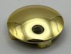 2654, 54196 | Chrome Gold Plate, Round 2 x 2 with Rounded Bottom (Boat Stud) | Custom Chromed by Bubul