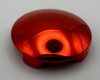 2654, 54196 | Chrome-RED Plate, Round 2 x 2 with Rounded Bottom (Boat Stud) | Custom Chromed by Bubul