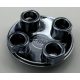 2654, 54196 | Chrome Titan Plate, Round 2 x 2 with Rounded Bottom (Boat Stud) | Custom Chromed by Bubul