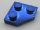 26601 Chrome Blue Wedge, Plate 2 x 2 Cut Corner  Custom Chromed by BUBUL