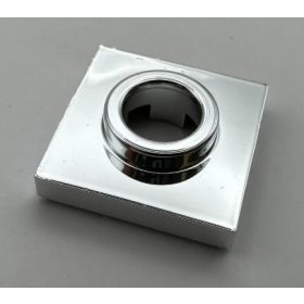   27448 | Chrome Silver Turntable 2 x 2 Square Base | Custom Chromed by BUBUL