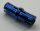 2780 | Chrome Blue Technic, Pin with Friction Ridges Lengthwise WITH Center Slots | Custom Chromed by Bubul