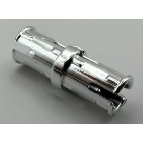   2780 | Chrome Silver Technic, Pin with Friction Ridges Lengthwise WITH Center Slots | Custom Chromed by Bubul