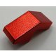 28192 | Chrome RED Slope 45 2 x 1 with Cutout without Stud | Custom Chromed by BUBUL