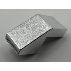   28192 | Chrome Silver Slope 45 2 x 1 with Cutout without Stud | Custom Chromed by BUBUL