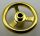 2819 | Chrome Gold Technic, Steering Wheel Small, 3 Studs Diameter | Custom Chromed by Bubul