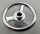 2819 | Chrome Silver Technic, Steering Wheel Small, 3 Studs Diameter | Custom Chromed by Bubul