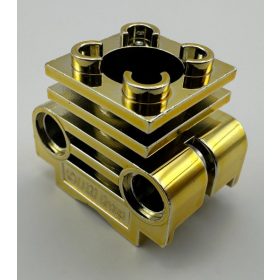   2850 | Chrome Gold Technic Engine Cylinder | Custom Chromed by Bubul