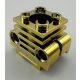 2850 | Chrome Gold Technic Engine Cylinder | Custom Chromed by Bubul