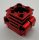 2850 | Chrome Red Technic Engine Cylinder | Custom Chromed by Bubul
