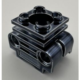   2850 | Chrome Black Chrome-Titan  Technic Engine Cylinder | Custom Chromed by Bubul