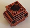 2850b | Chrome Copper Technic Engine Cylinder | Custom Chromed by Bubul