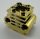 2850b | Chrome Gold Technic Engine Cylinder | Custom Chromed by Bubul